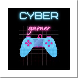 Cyber Gamer Posters and Art